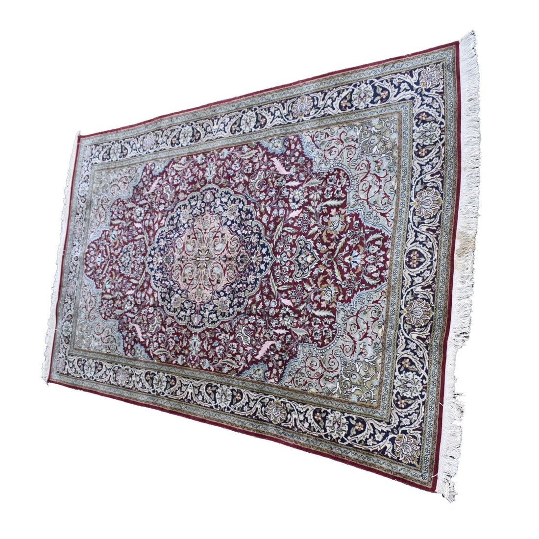 Semi-Antique Silk Rug (1 of 7)