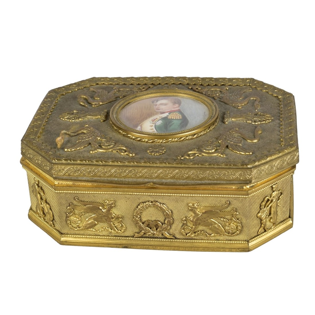 Antique French Empire Style Bonze Box (1 of 6)