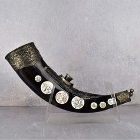 Vintage Chinese Opium Pipe Horn