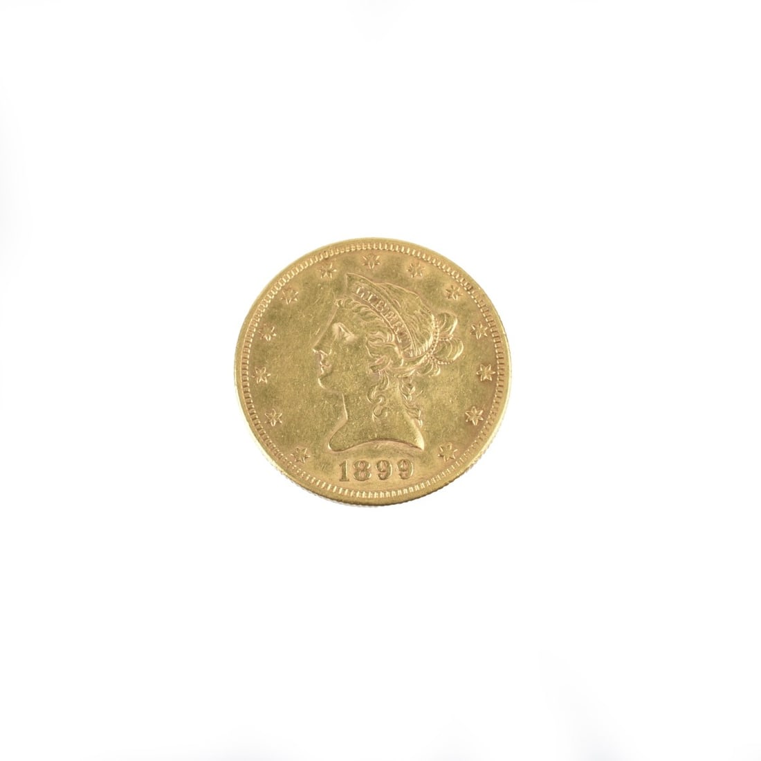 1899 US $10 Liberty Head Gold Coin (1 of 2)