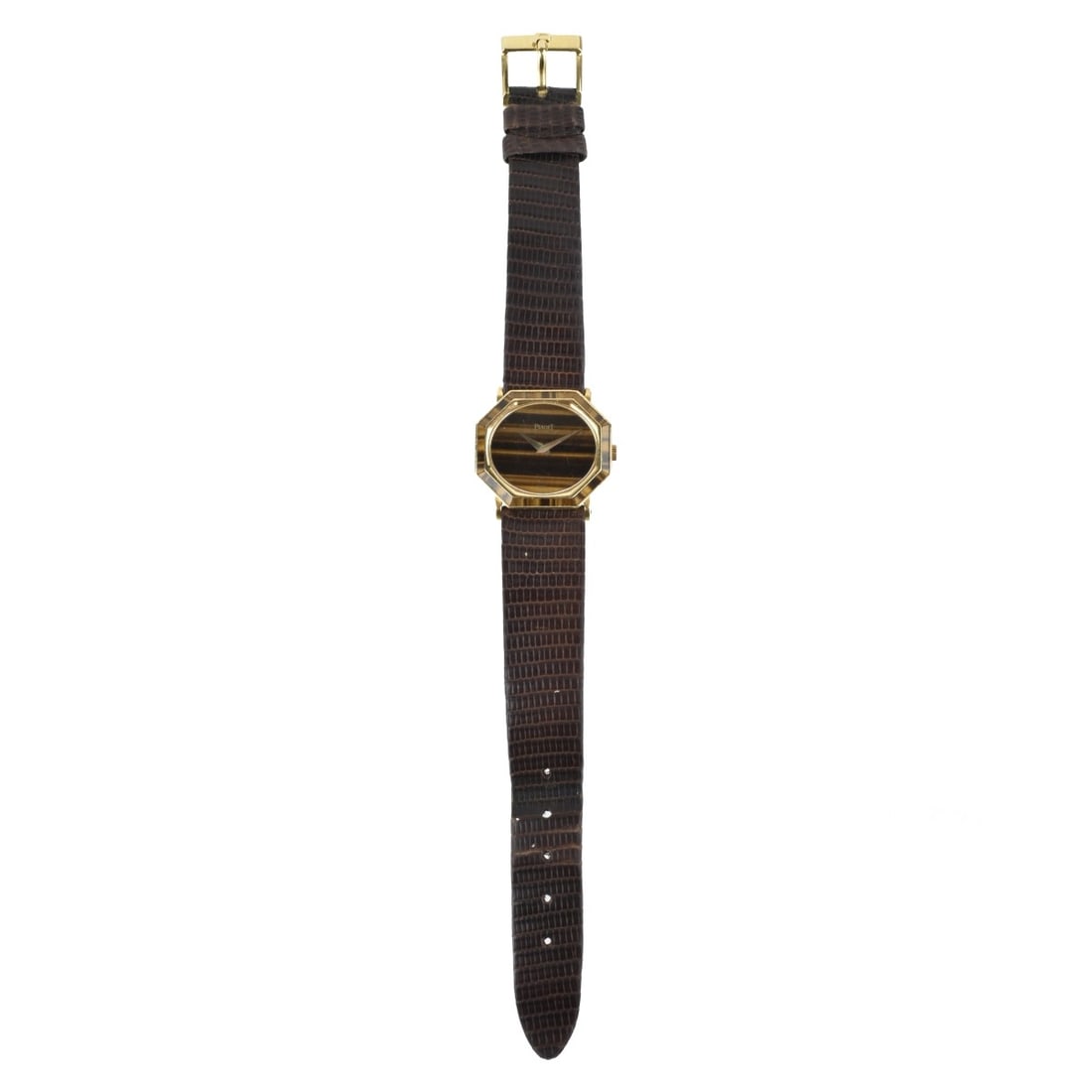 Piaget 18K and Tiger Eye Watch (1 of 5)
