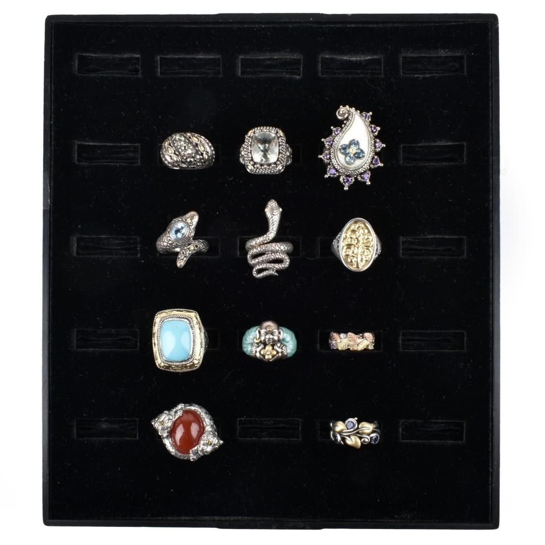 Silver and Gold Fashion Rings (1 of 1)