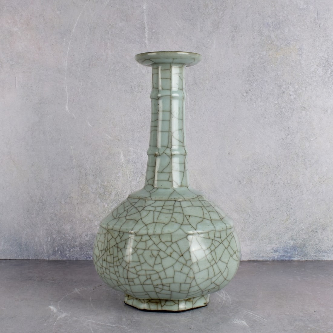 Chinese Ge-ware Crackle Glazed Porcelain Vase (1 of 5)
