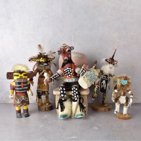 Vintage Native American Hopi Kachina Carved Dolls