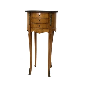 Small Oval Wood Occasional Table