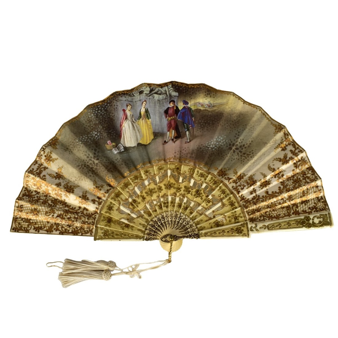 Fine Antique French Hand Fan (1 of 7)