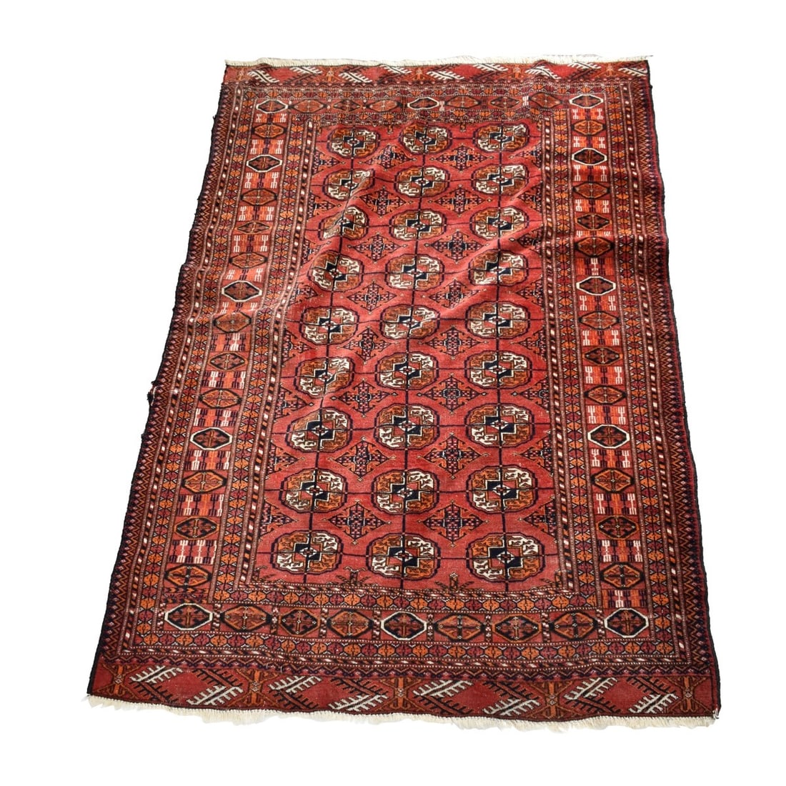 Vintage Persian Boukara Wool Rug (1 of 6)