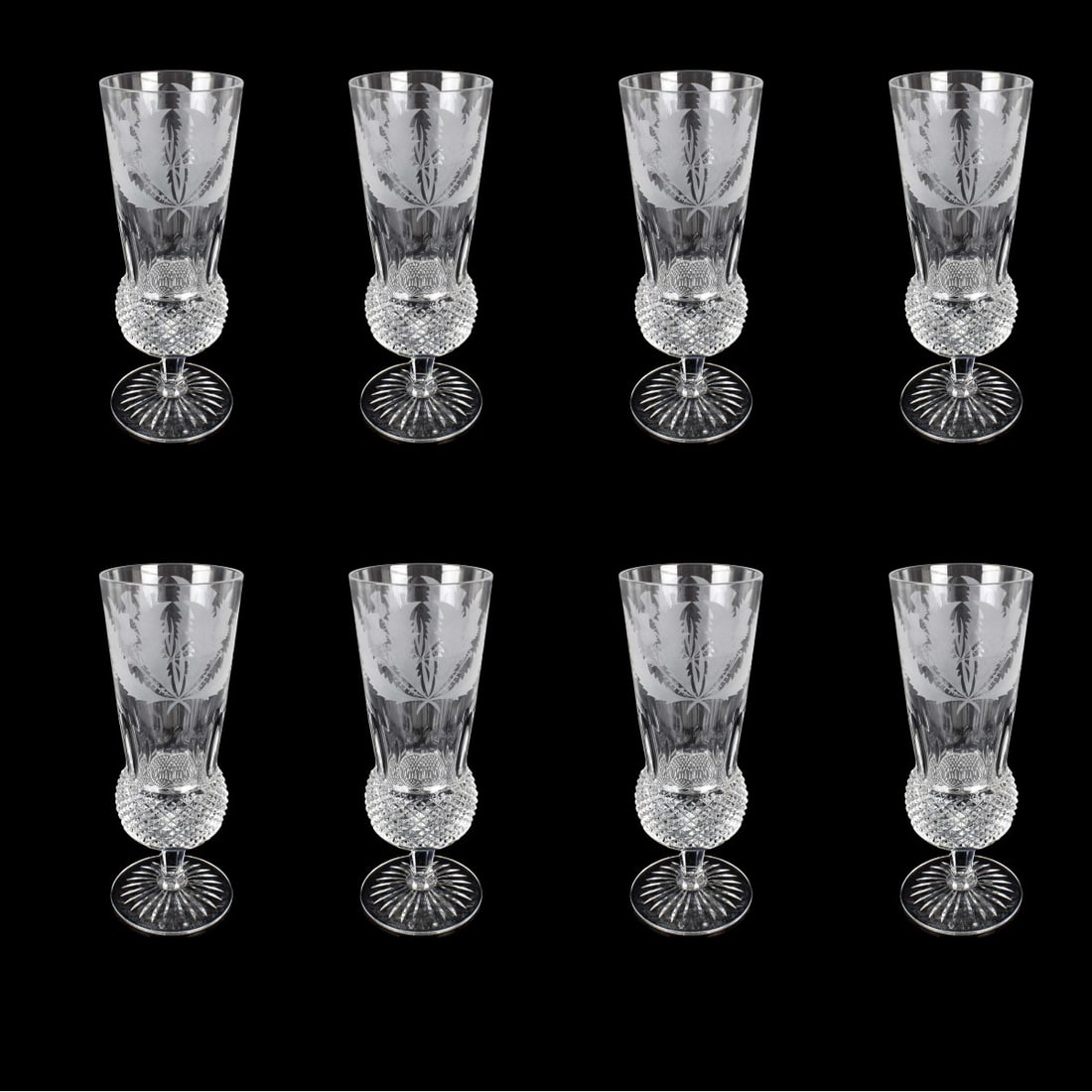 Edinburg Scotland Cut Crystal Stemware Pieces (1 of 4)