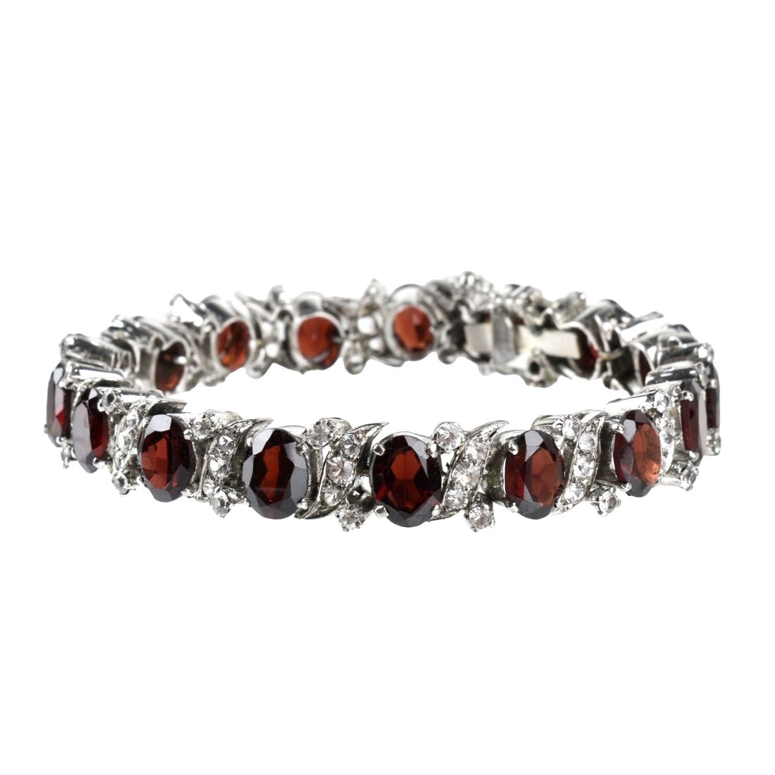Garnet and Sapphire Bracelet (1 of 4)