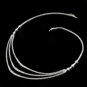 Diamond and 18K Necklace