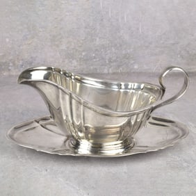 Gorham "Chippendale" Sterling Silver Gravy Boat