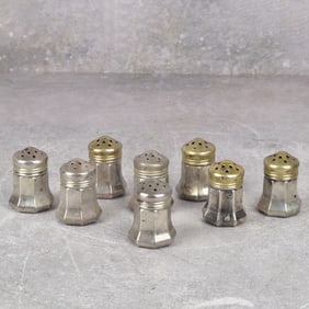 Cartier Sterling Silver Miniature Salt and Pepper