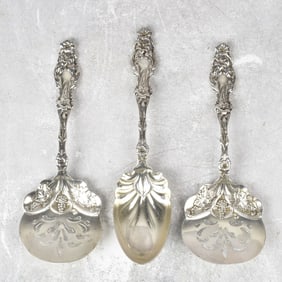 Sterling Art Nouveau Serving Pieces