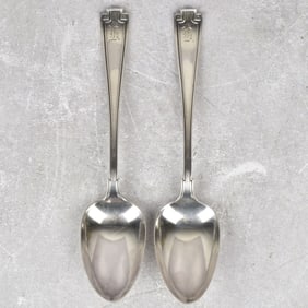Gorham "Etruscan" Sterling Silver Serving Spoons