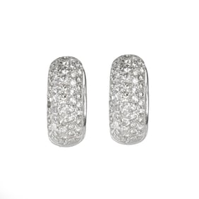 Diamond and 18K Earrings.