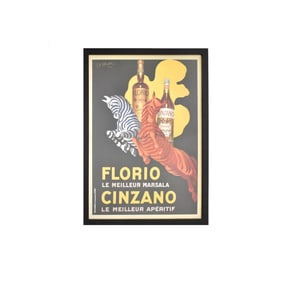 Florio Cinzano Art Poster