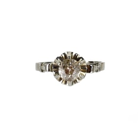 Diamond and 18K Ring