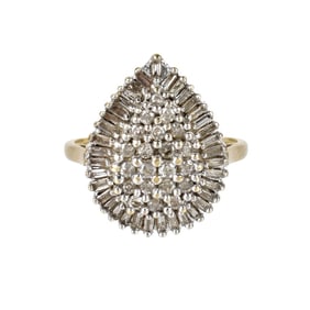 Diamond and 14K Ring