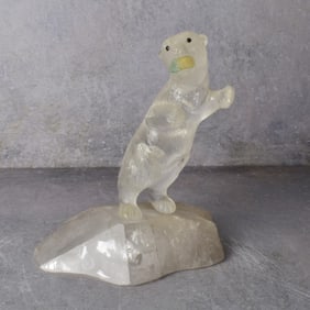 Standing Polar Bear Figurine