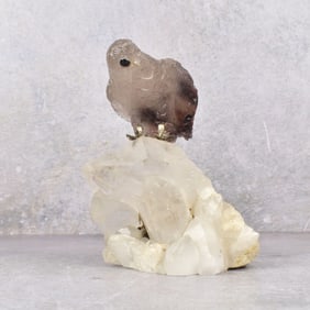 Idar-Oberstein Carved Gem Mineral Specimen