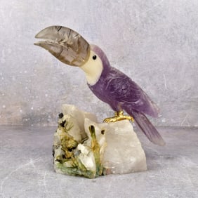 Idar-Oberstein Carved Gem Mineral Specimen