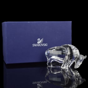Swarovski Crystal Bull Figurine