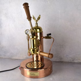 Elektra Copper and Brass Coffee Espresso Machine