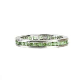 Emerald and 14K Band
