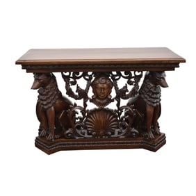 Antique Italian Renaissance Revival Console Table