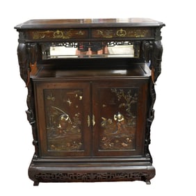 Antique Edouard Lievre Style Japonism Cabinet