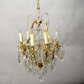 Early 20th C. Rococo Style Chandelier