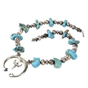 Silver and Turquoise Necklace