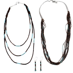 Turquoise, Horn and Silver Jewelry