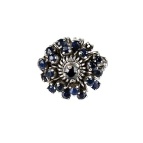 Sapphire and 10K Ring