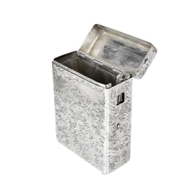 Sterling Silver Cigarette Case