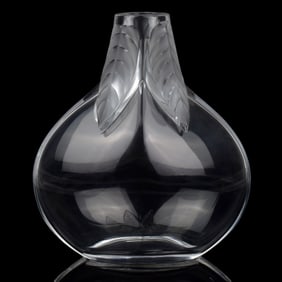 Lalique "Osumi" Crystal Vase