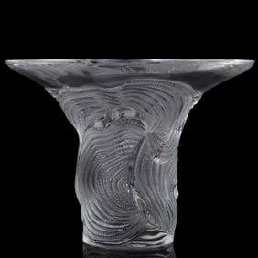Lalique "Sertella" Crystal Vase