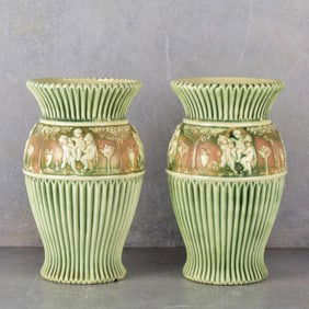 Roseville "Donatello" Pottery Vases