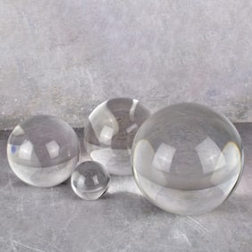 Decorative Clear Crystal Glass Spheres