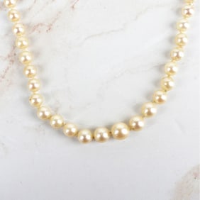 Pearl and 14K Necklace