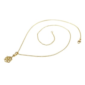Sapphire, Diamond and 18K Pendant Necklace