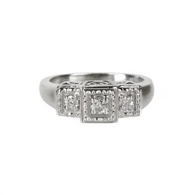 Diamond and 14K Ring