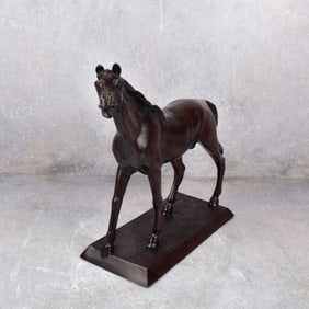 Maitland Smith Bronze Horse Figurine
