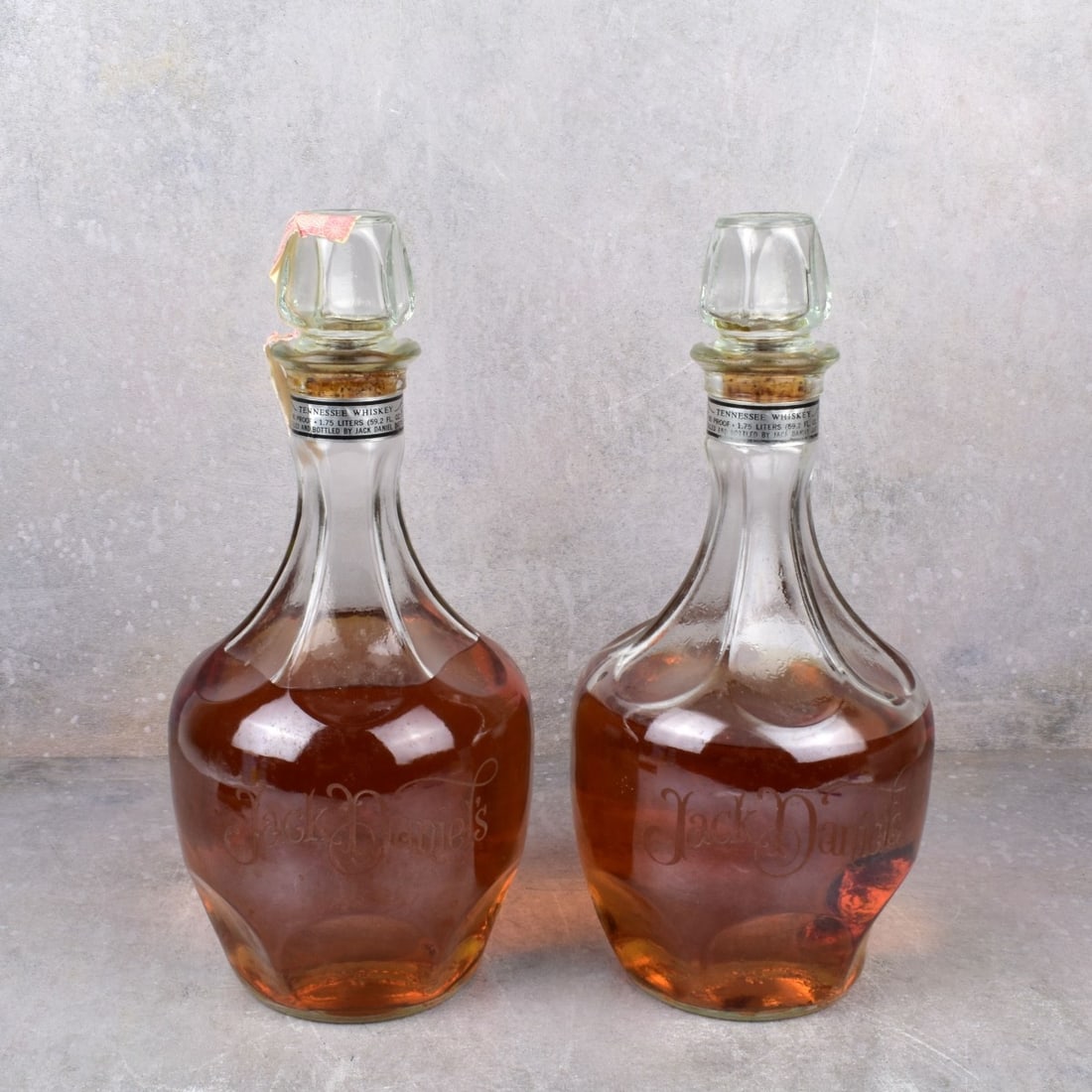 Vintage Engraved Jack Daniels Bottles (1 of 5)