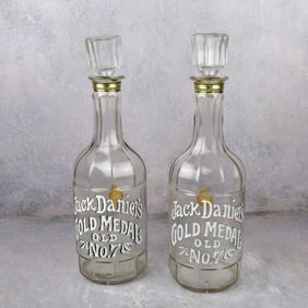 Vintage Jack Daniels Gold Medal Bottles