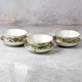 Antique Chinese Famille Rose Pieces