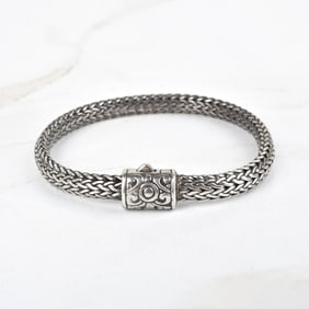 Sterling Silver Snake Link Bracelet