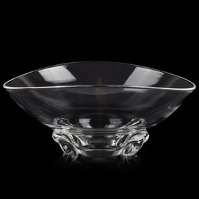 Steuben Mid-century Modern Crystal Bowl