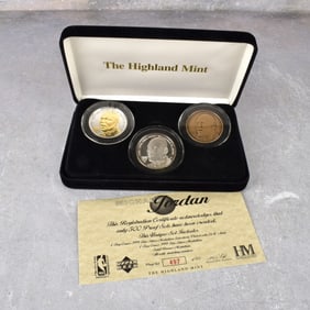 Michael Jordan 5-Time NBA MVP Silver & Bronze Set