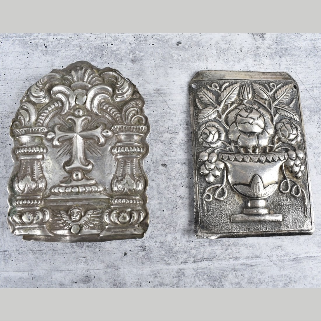 18/19th C Spanish Colonial Silver Ornaments (1 of 4)